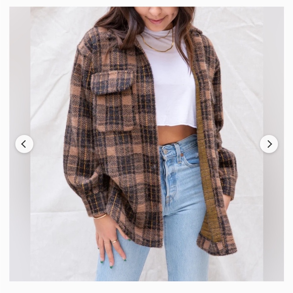Z Supply Plaid Shacket